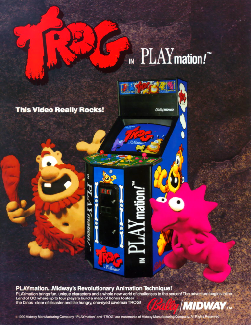 Trog (rev LA4 03-11-91) MAME2003Plus Game Cover